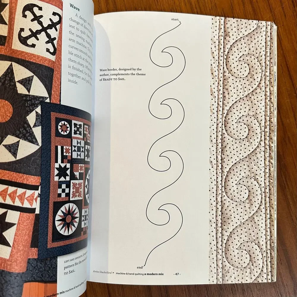 A Modern Mix Machine & Hand Quilting Pattern Book